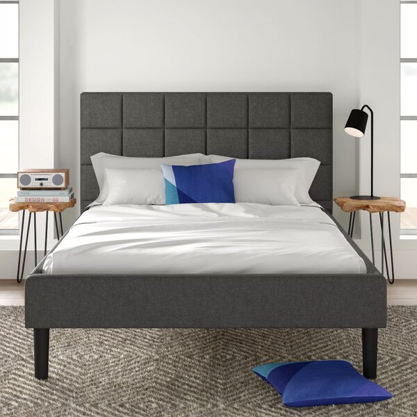 Modern Upholstered Bed Harry by SPAR, Italy Top quality
